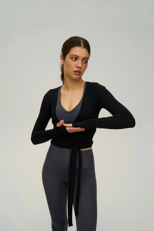 Топ болеро Maya Wrap Top - Essential Black